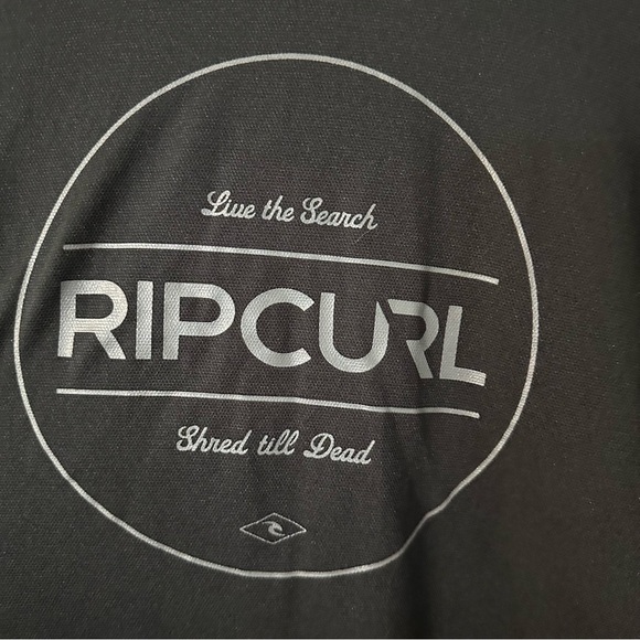 Rip Curl Live the Search Men’s Long Sleeve Crewneck UPF 50 Swim Shirt Sz L GUC - Picture 3 of 7